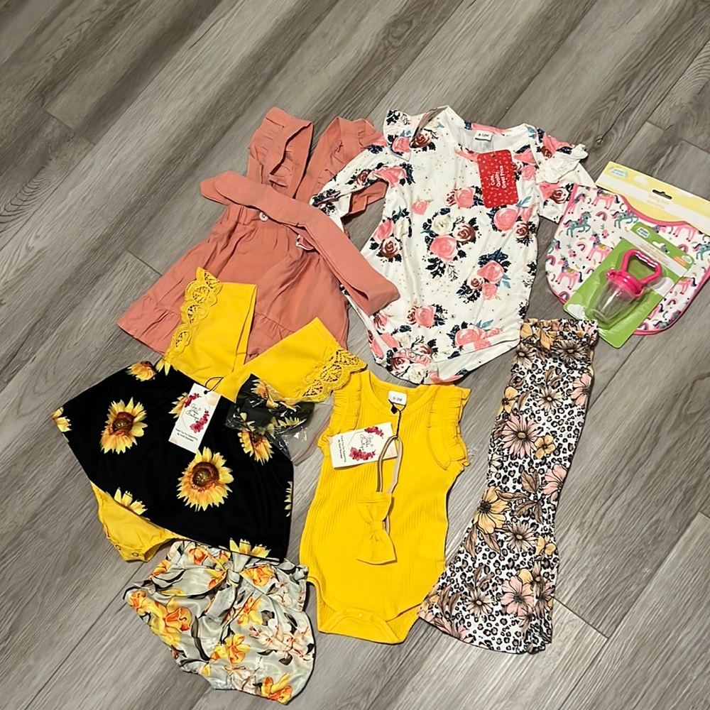 Baby girl clothes bundle various sizes
